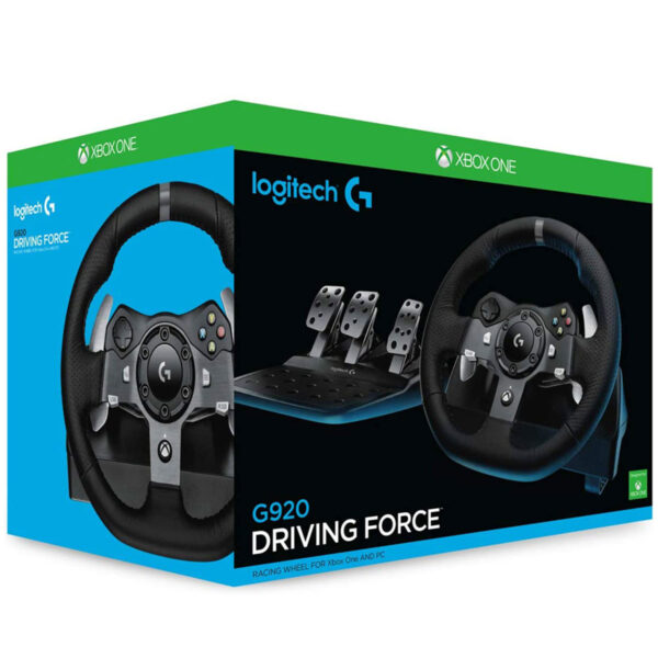 Logitech G920 Driving Force Racing Wheel and Floor Pedals (Xbox Series X|S, Xbox One, PC, Mac)